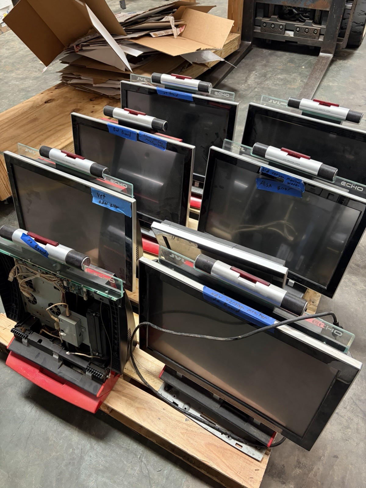 Lot Of 7 ~Jvl Echo HD3 Countertops NOT WORKING ~Sold As Is ~ Read Description