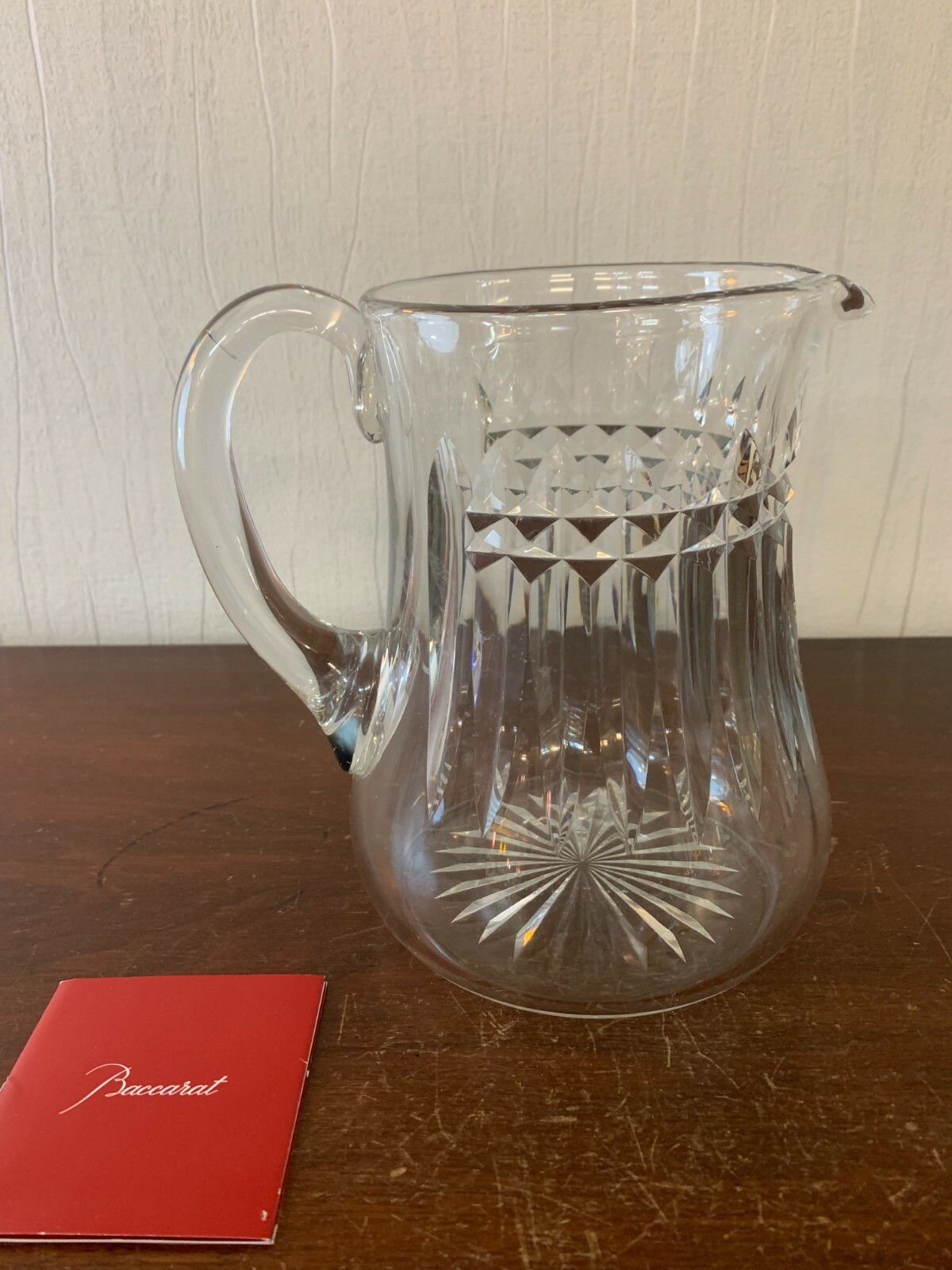 2 Water Pitchers Model Piccadilly in Baccarat Crystal (Price per Unit)