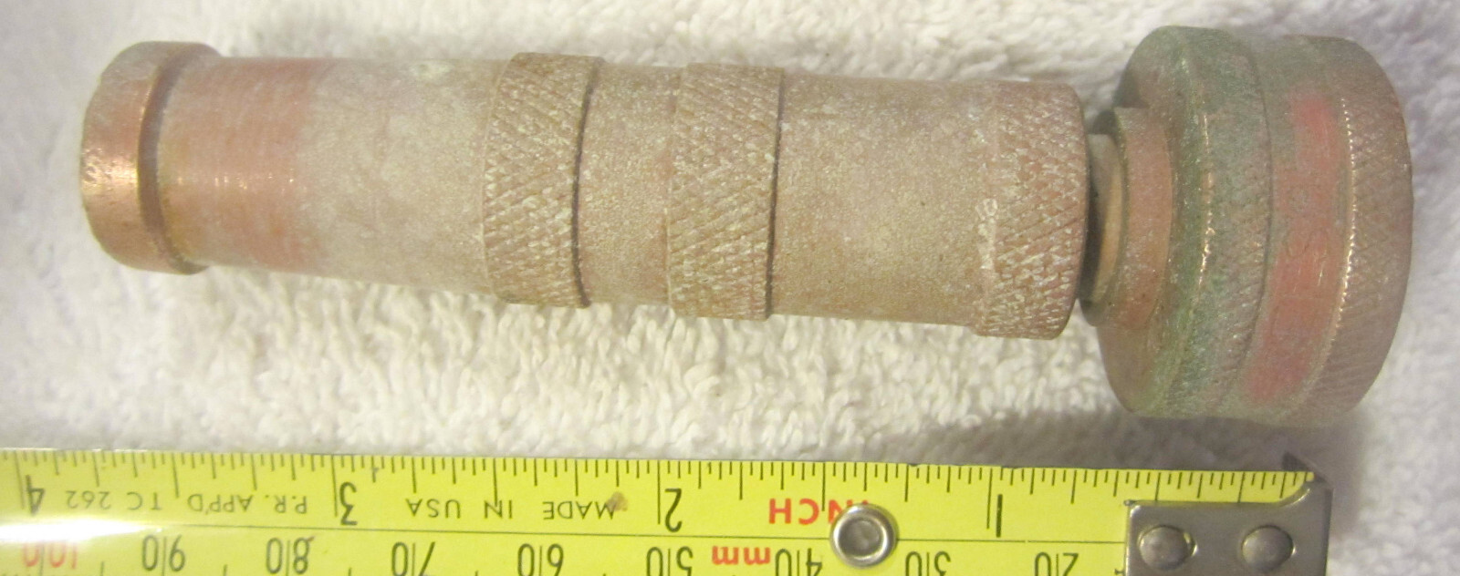 1 brass Nelson Water Nozzle  Garden Water Hose Attachment,VTG twist adjust