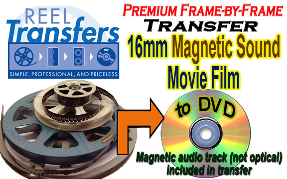 Convert 16mm film WITH MAGNETIC SOUNDTRACK to DVD