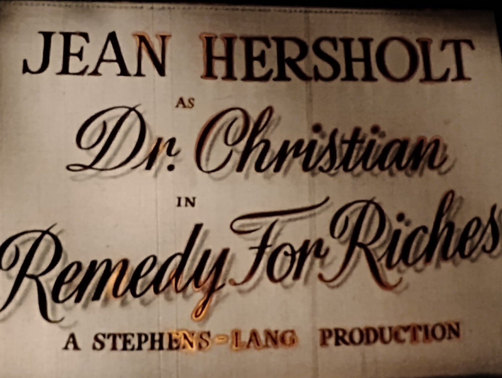 Remedy For Riches, Reel 1 Only, RKO, 1940, 16mm, 1600ft Reel