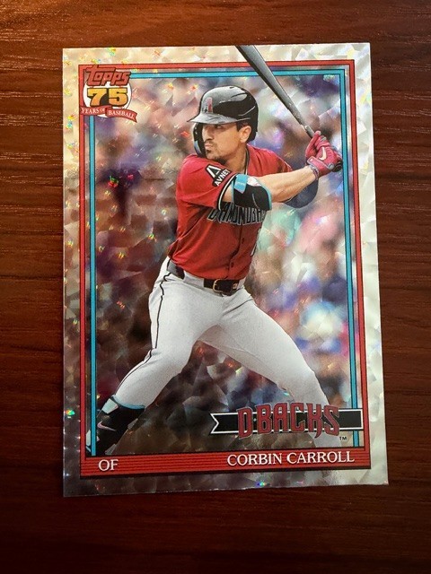 2026 Topps 1991 Anniversary Corbin Carroll Crackle