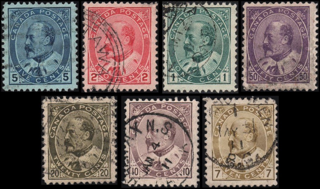 Canada #89-95 set Used