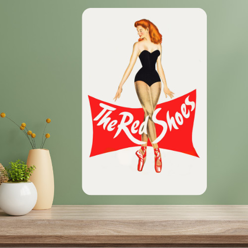 The Red Shoes Classic Movie Metal Poster Sign