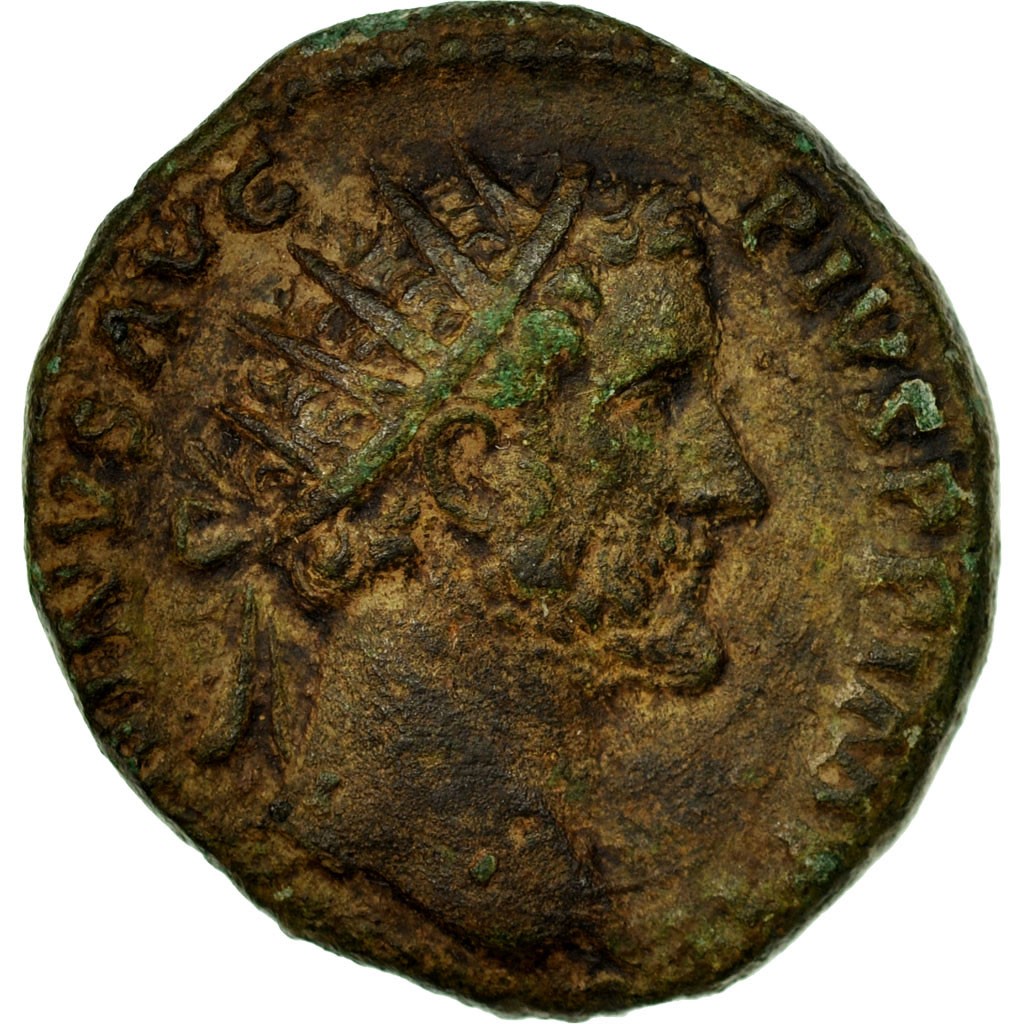 [#652072] Coin, Antoninus Pius, Dupondius, 156-157, Roma, VF, Copper, RIC:951