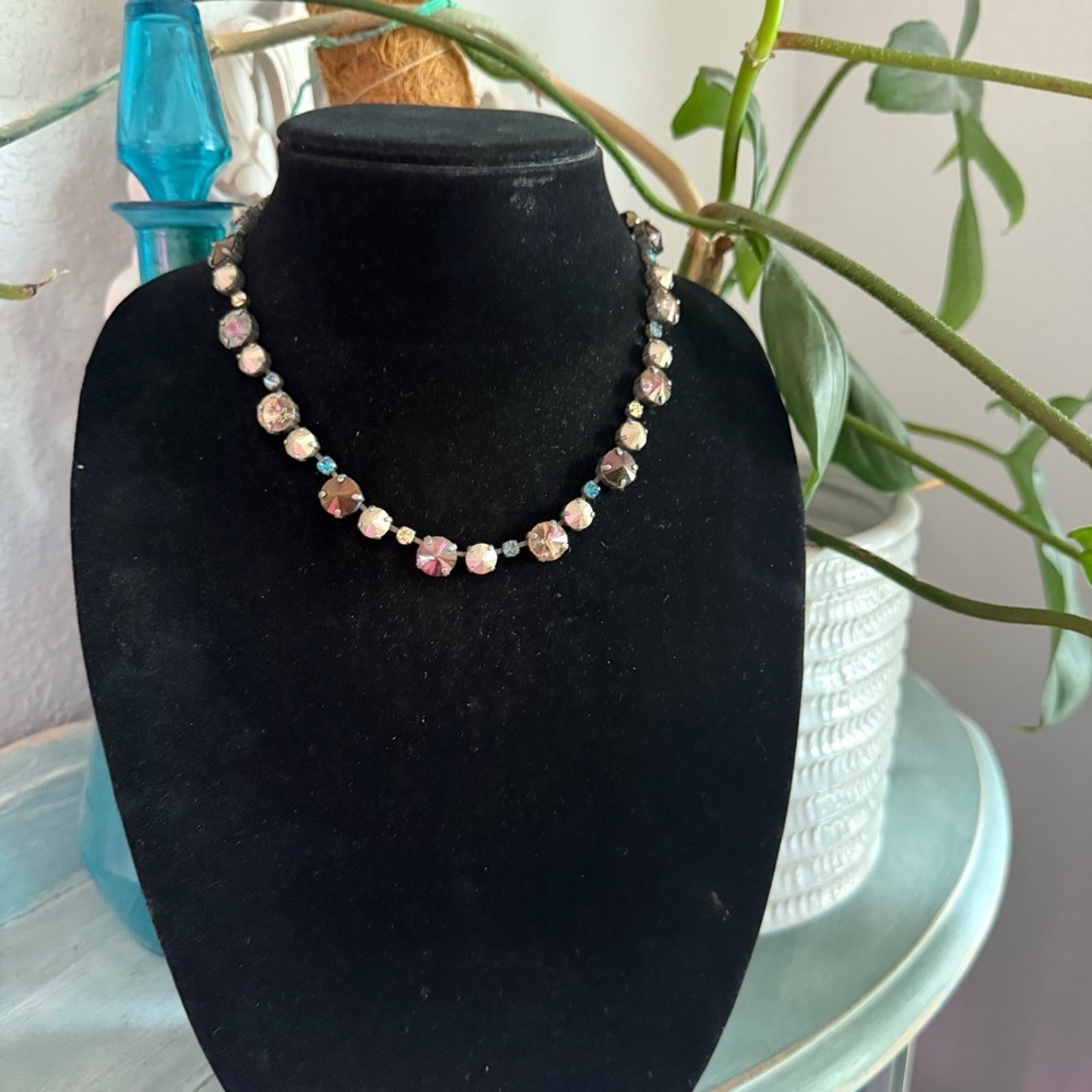 Sabika Crystal Winter 2014 Necklace