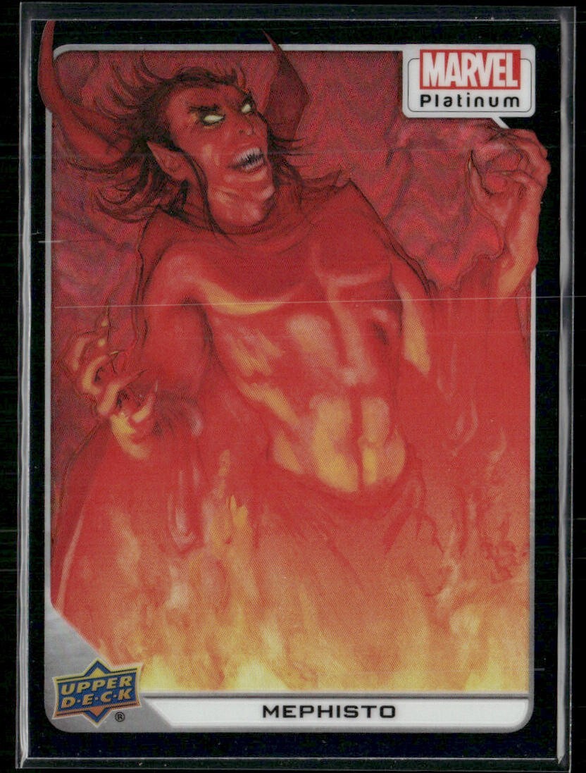 2023 Upper Deck Marvel Platinum Black Rainbow #44 - Mephisto