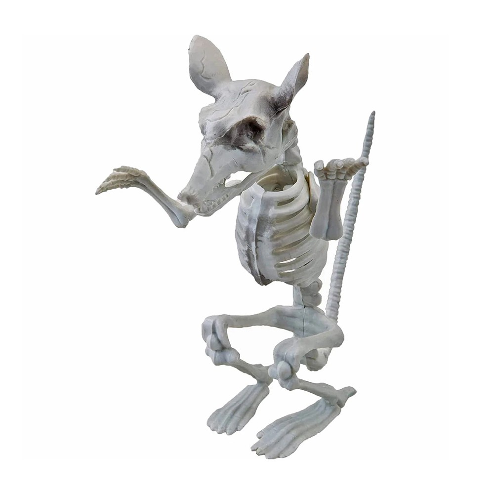 Giant 30cm Rat Skeleton Halloween Decoration Realistic Bones Scary Party Props
