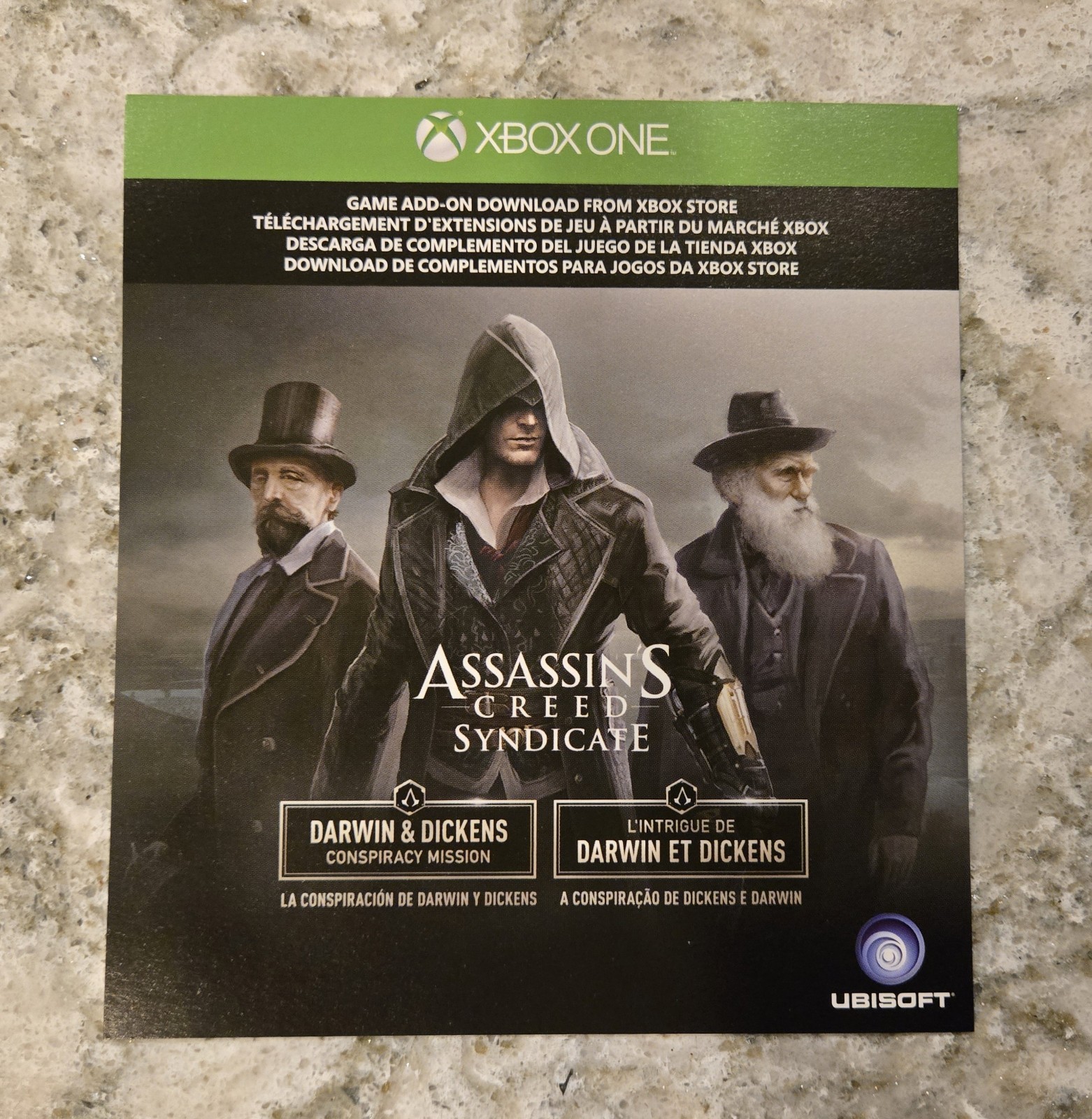 Assassins Creed Syndicate Darwin & Dickens Mission DLC Add-On for Xbox One X1