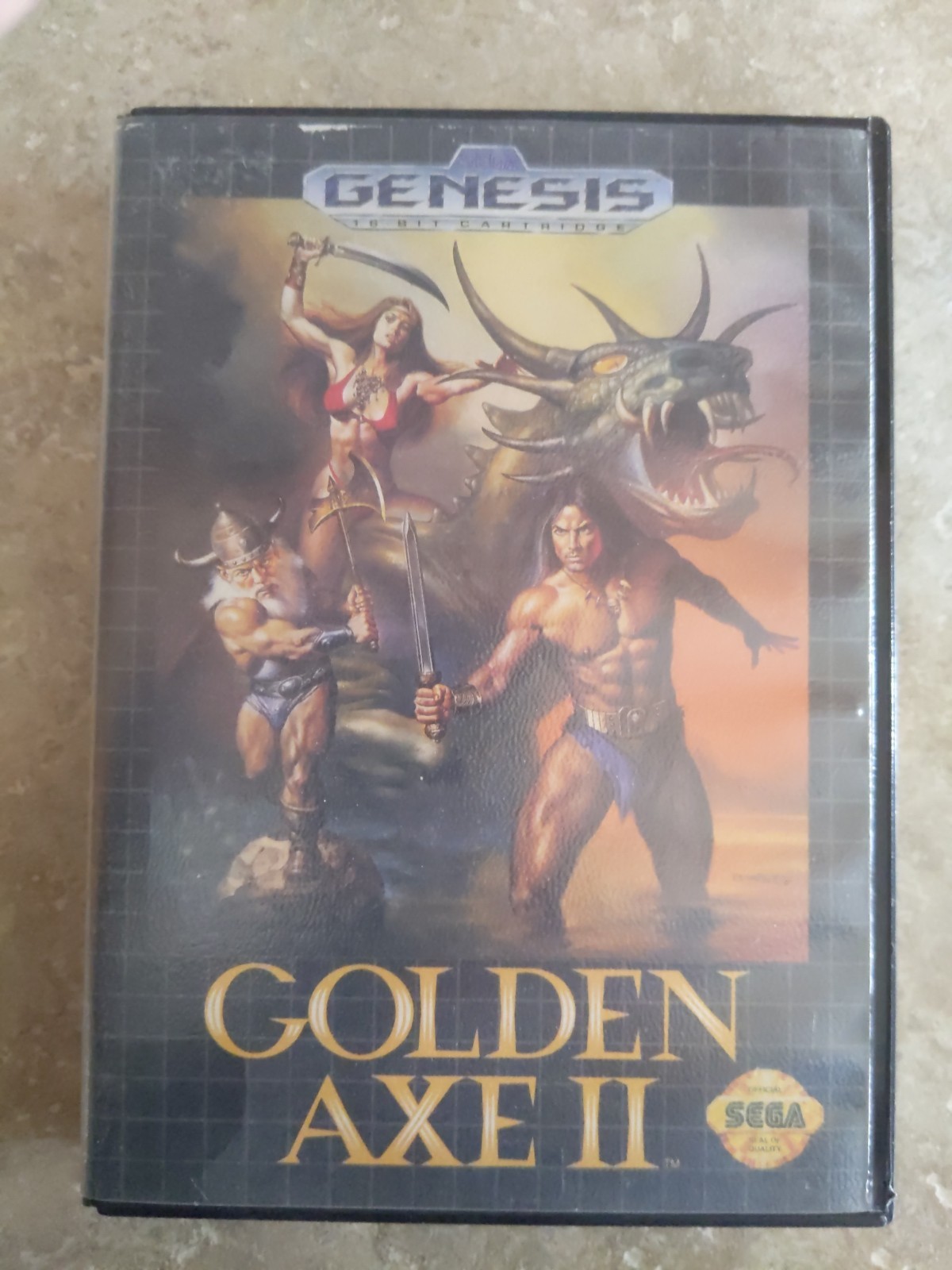 Golden Axe II 2 (Sega Genesis, 1991) Complete CIB authentic and Tested