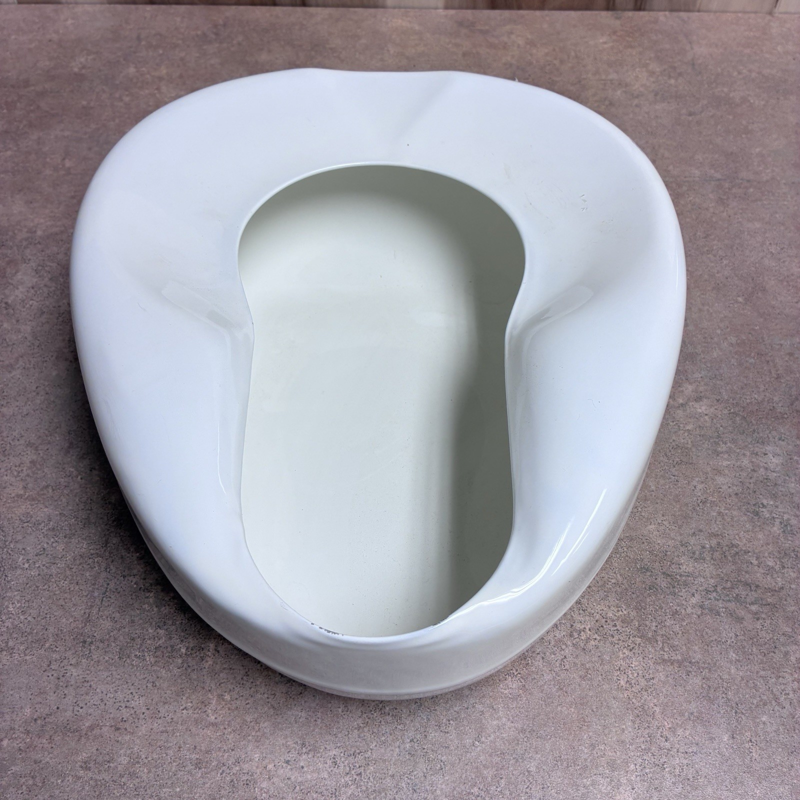 Vintage Enameled Metal Bed Pan