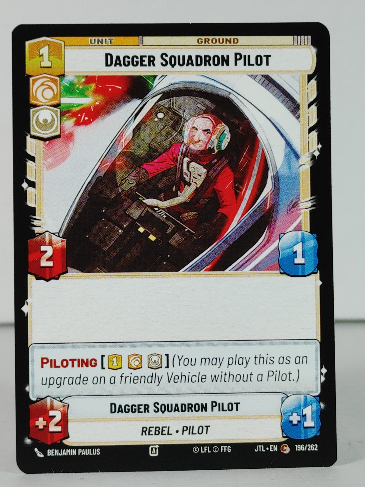 Dagger Squadron Pilot - Jump to Lightspeed  Star Wars  #196 singles