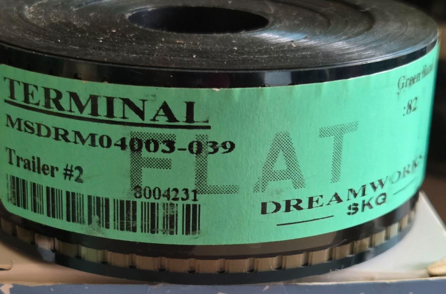 The Terminal, Tom Hanks, Unused Trailer #2 Flat, Running Time 82 secs.