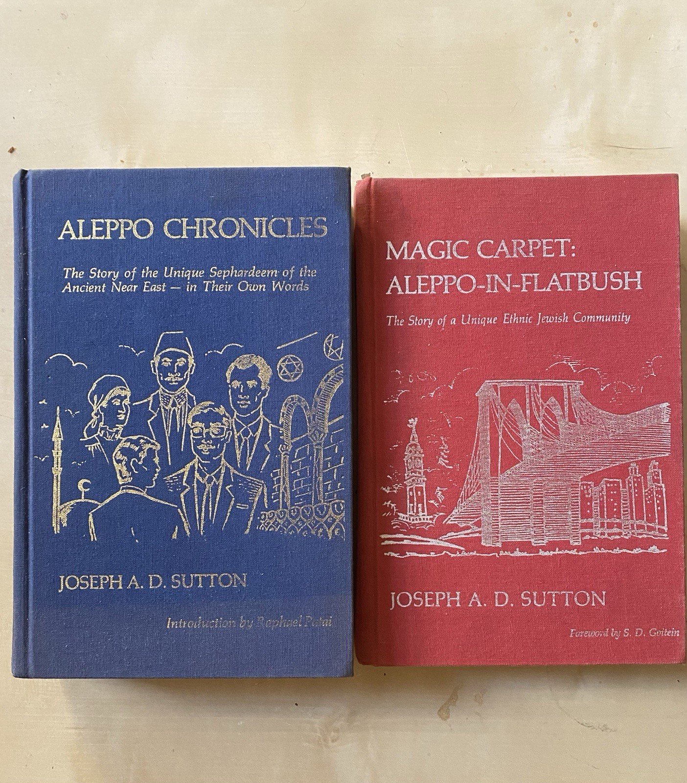 Joseph A.D. Sutton Aleppo Chronicles & Magic Carpet: Aleppo In Flatbush 2 books