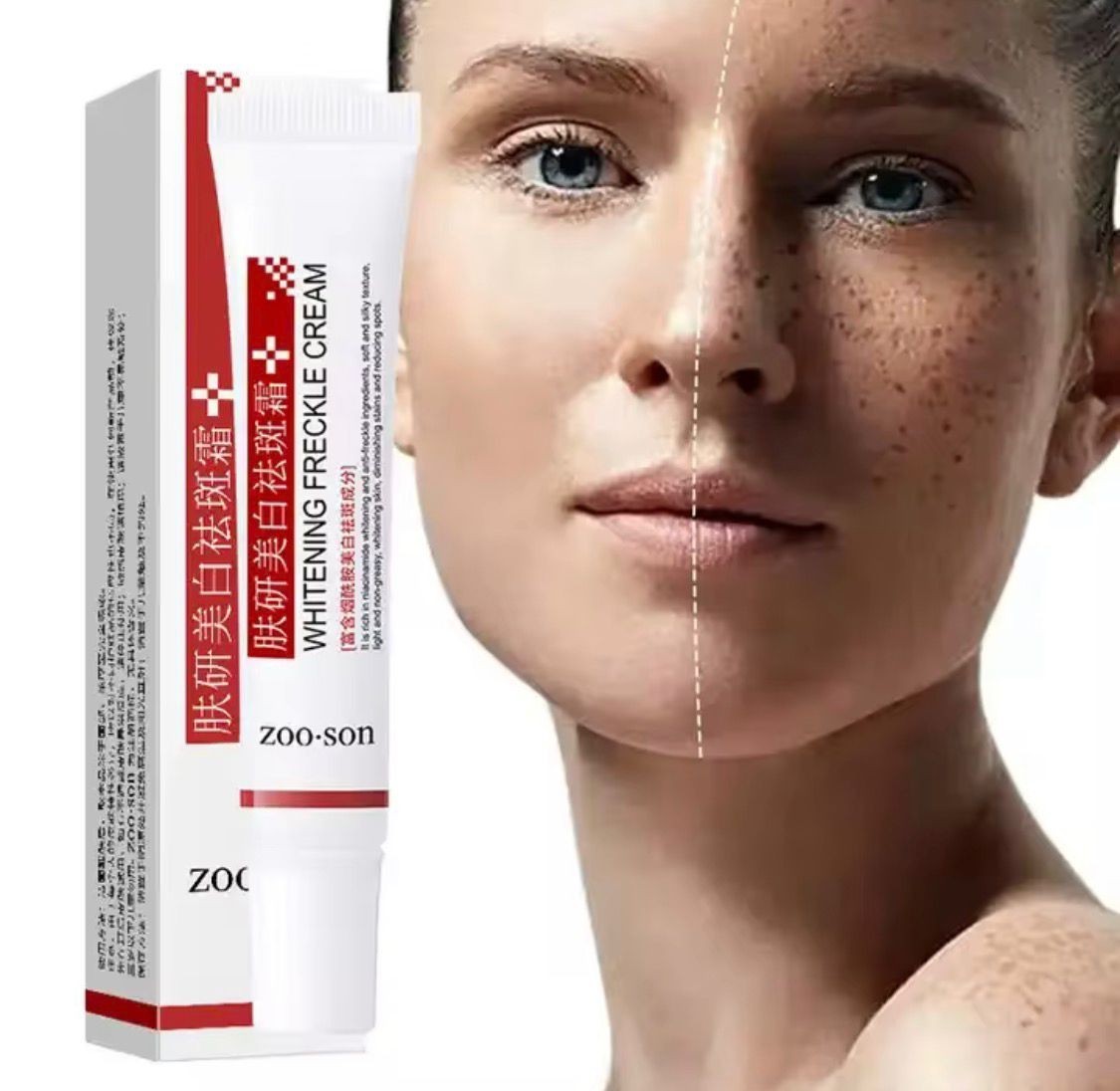 2pcs New Niacinamide Cream Whitening Remove Dark Spots Anti-Freckle Cream Fade