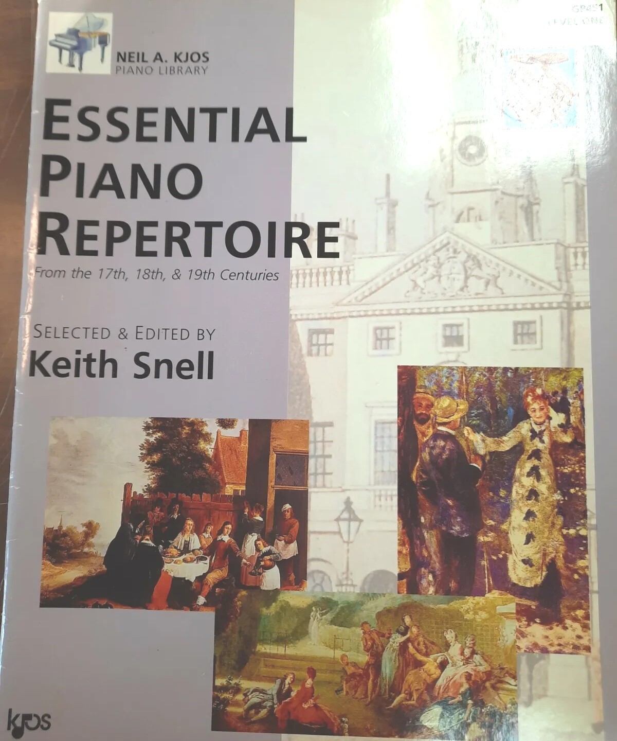 Essential Piano Repertoire Level 1 SNELL Sheet Music Book KJOS  no CD