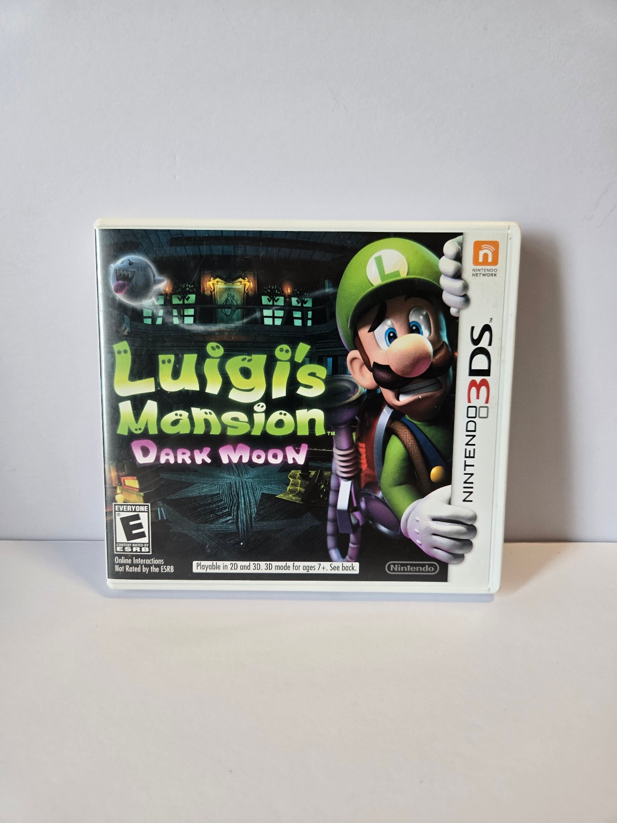Luigi's Mansion Dark Moon (Nintendo 3DS) Original Case Only