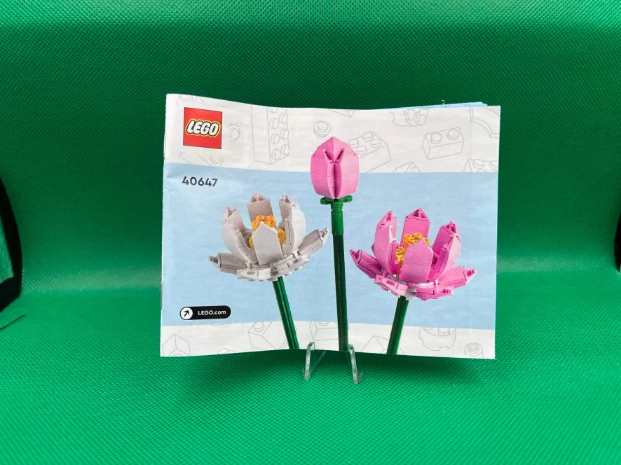 LEGO 40647 Botanicals Lotus Flowers Set Book Only