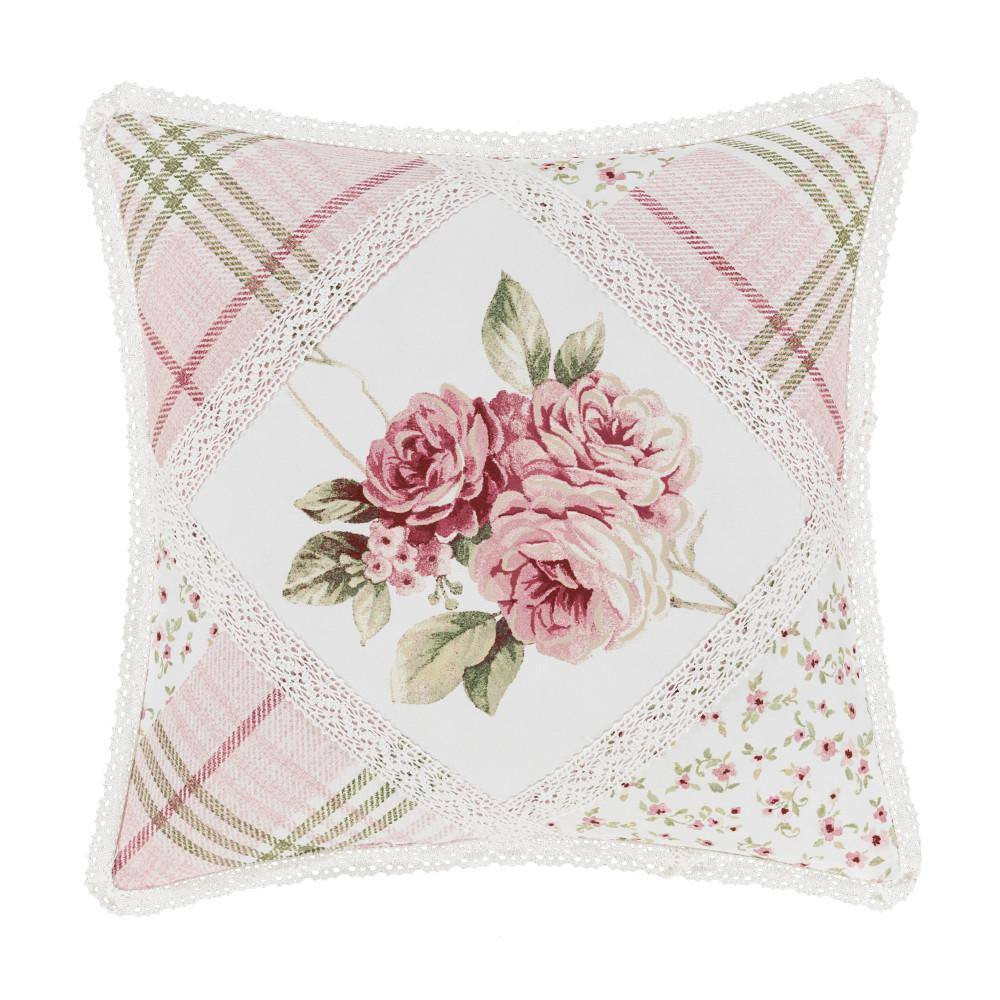 Bungalow Rose Polyester Floral 16 In. Square Decorative Throw Pillow 16 In. L X 