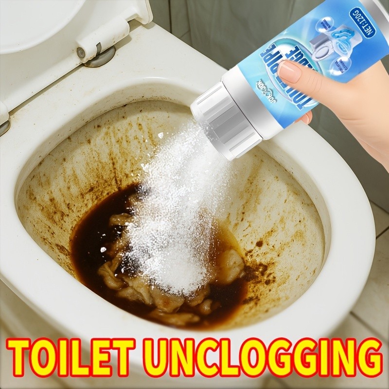 Toilet Drain Cleaner - Powerful Rapid Drain Powder - Multi-purpose Pipe Cleaner