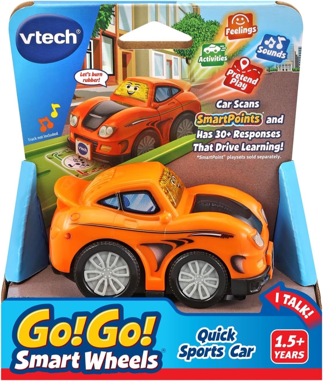 VTech Go! Go! Smart Wheels Quick Sports Car Interactive Lights & Sounds NEW
