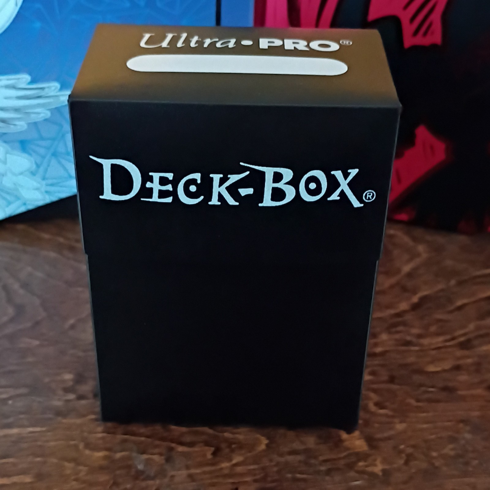 Ultra PRO Plastic Deck Box Black Collectible Card Game Storage Case