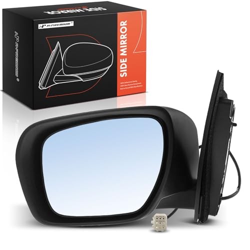  Driver Side Power Door Mirror - Compatible with Mazda CX-7 CX7 2007-2008 - 
