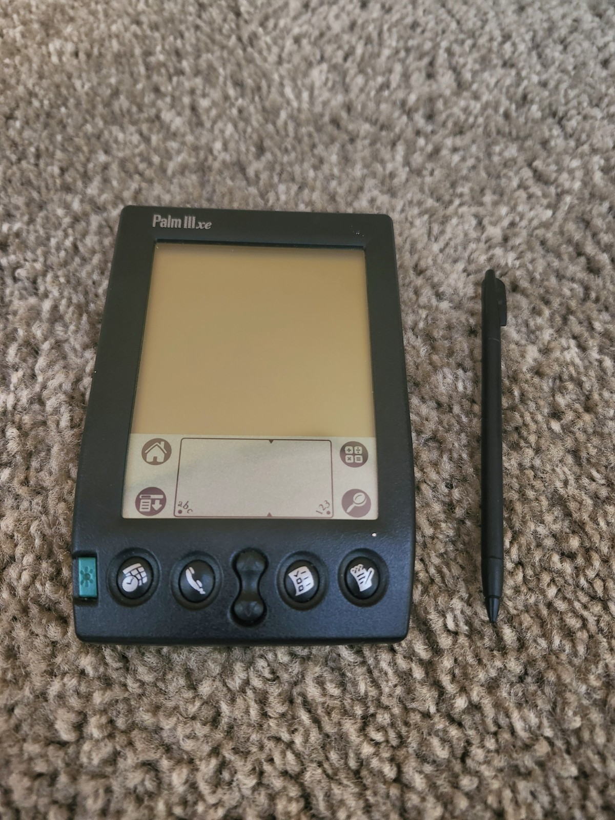 Palm IIIxe PDA TESTED WORKS Battery Powered Vintage 2000's