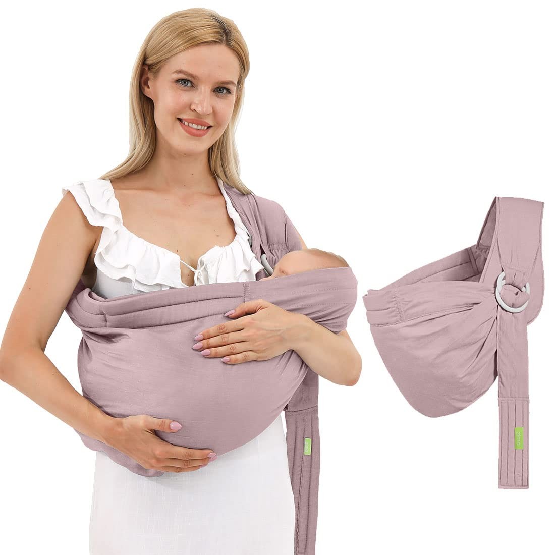 Baby Carrier-Baby Wraps Carrier-Baby Sling,Soft Adjustable Ring Slings for Ne...