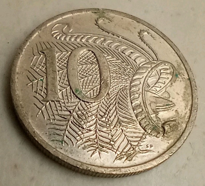 10 Cents 1997 Australia Coin Superb Lyrebird