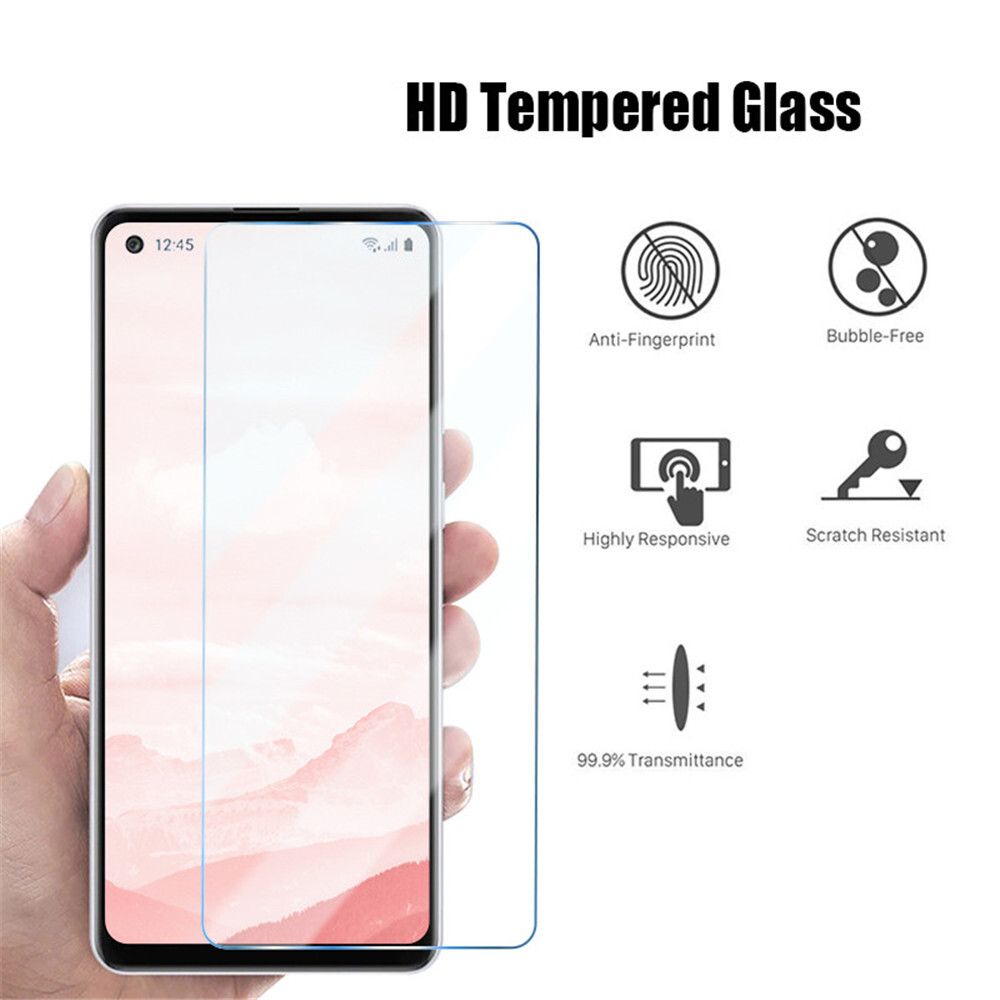 9H Tempered Glass For ZTE Blade A52 A7s 20 A72 30S A31 A71 A73 Screen Protector