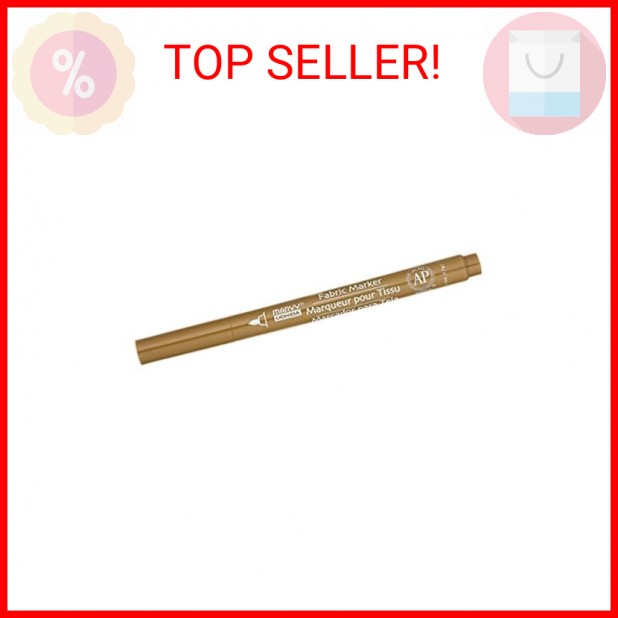Uchida 522-C-27 Marvy Fine Point Fabric Marker, Khaki