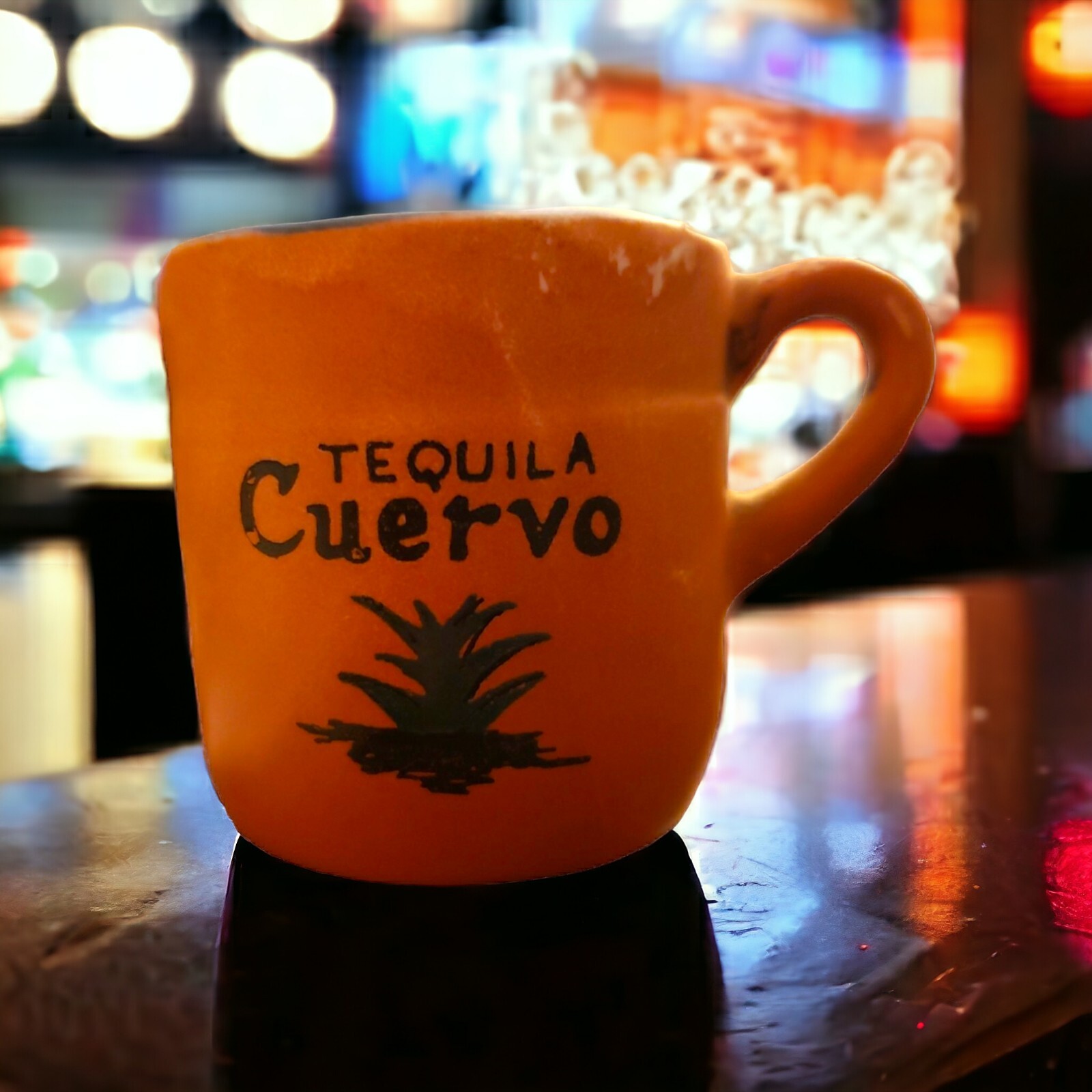 Vintage Cuervo Tequila Miniature Mug Shot Glass 