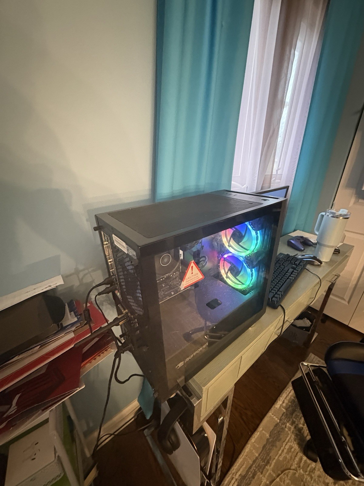 iBuyPower Gaming Desktop PC AMD Ryzen 3 3100 8GB RAM Windows 10 RGB ASRock A320M