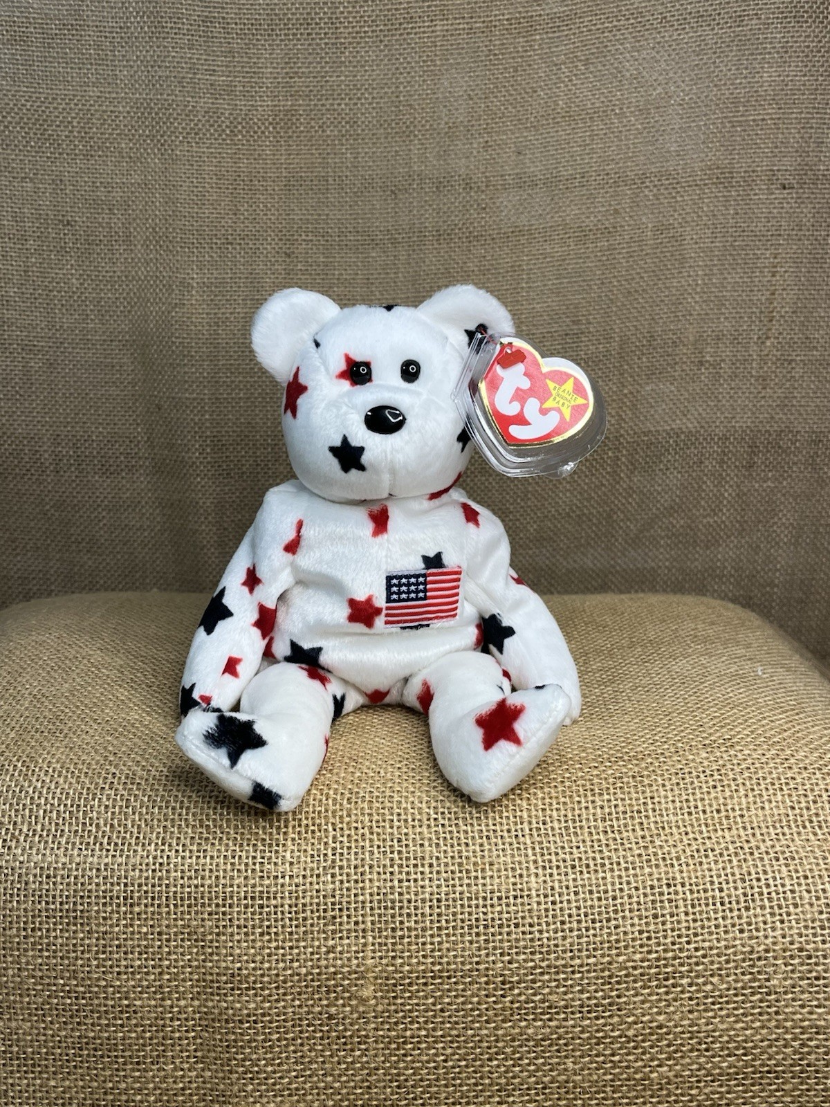 TY Beanie Baby - GLORY the Star Bear (8.5 inch) - MWMTs Numbered