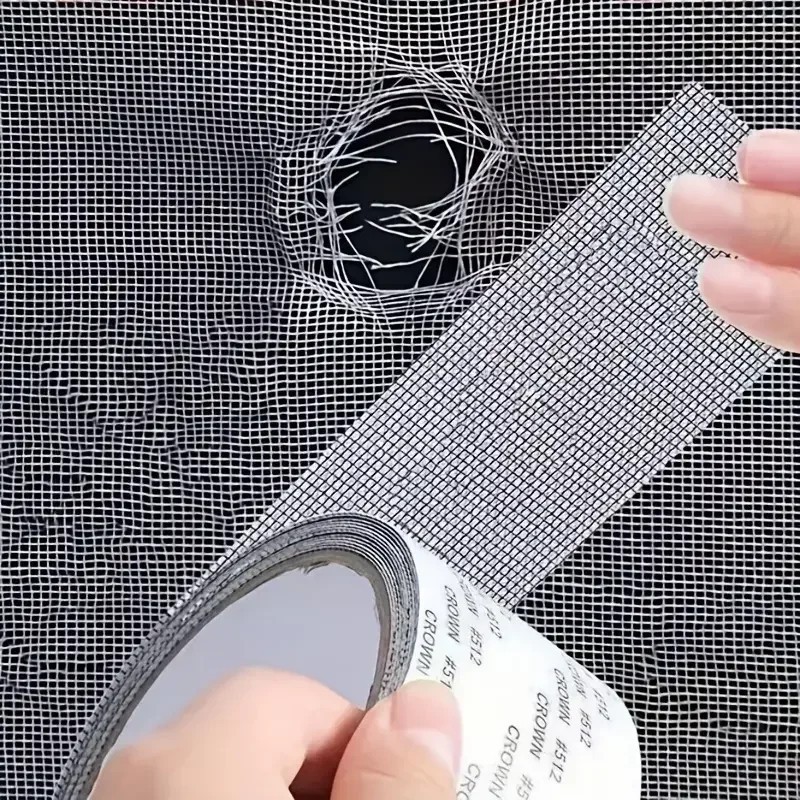 Screen Patch Repair Kit Window Repair Tape Fiberglass Covering Mesh Tool