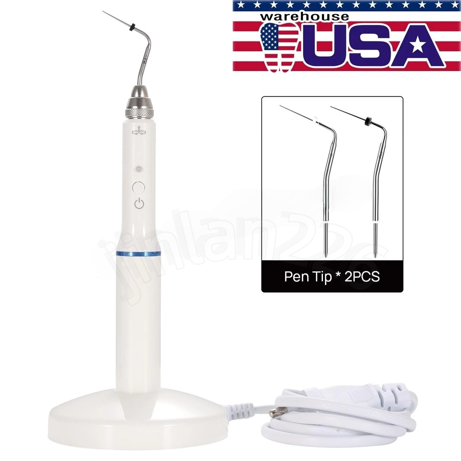 Dental Cordless Wireless Endo Obturation System Gutta Percha Heated Heating Pen