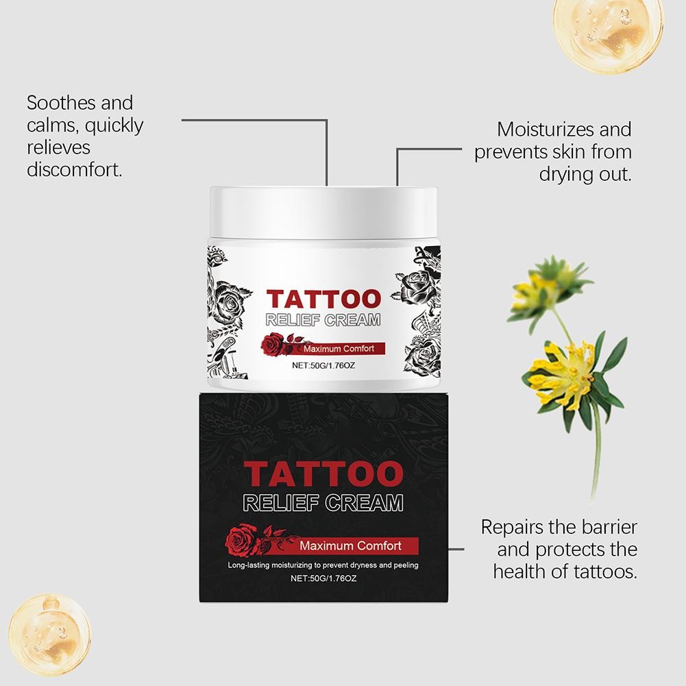 Tattoo Aftercare Cream Tattoo Care Supplies 50g A5T8