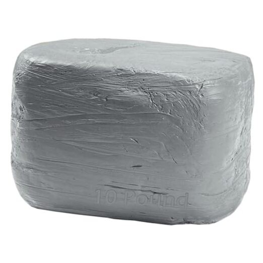  Natural Air-Dry Clay, for Sculpting, Wheel Throwing, Hand Building, Gray 10LBs