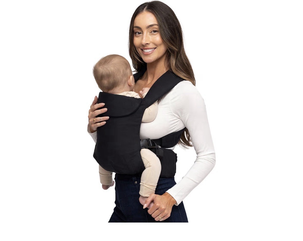 Wildbird Aerial Buckle Baby Carrier - Raven Black - Size XSXL - Linen