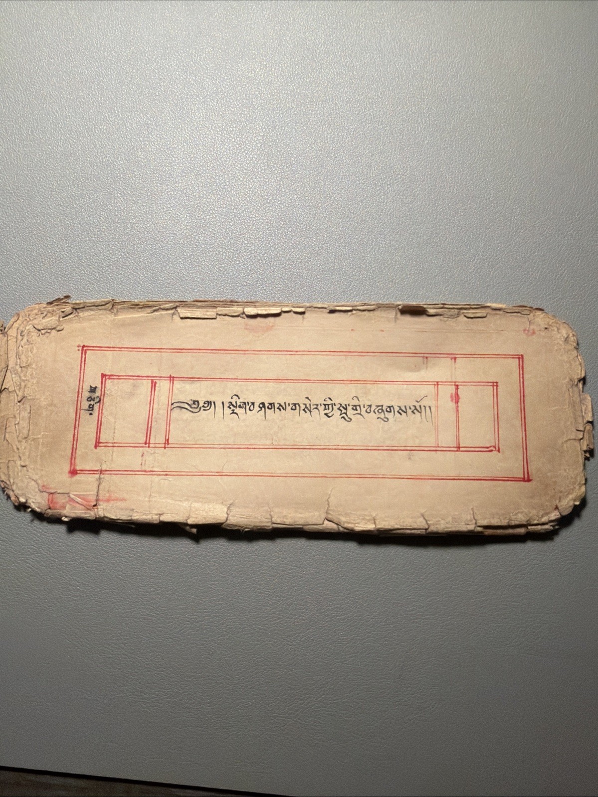 ANTIQUE MONGOLIAN TIBETAN BUDDHIST HANDWRITTEN MANUSCRIPT