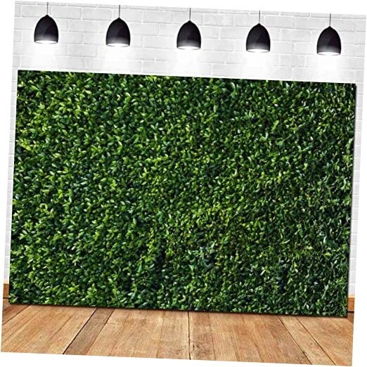 Nature Spring 3D Green Leaves Theme Photo Background Wedding Birthday 5x3 FT