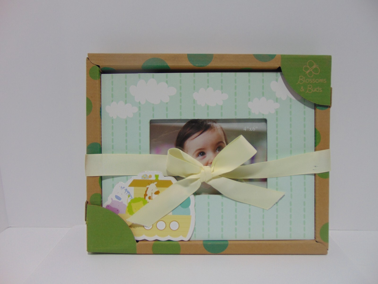 Blossoms And Buds Noah's Ark Picture Frame For 4 x 6 Picture NIB (C)