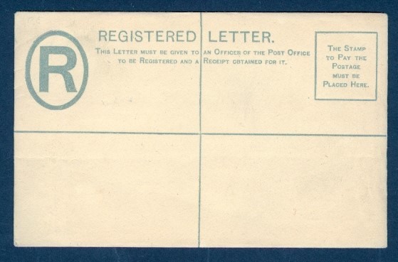 ZANZIBAR TWO ANNAS QV REGISTERED ENVELOPE MINT