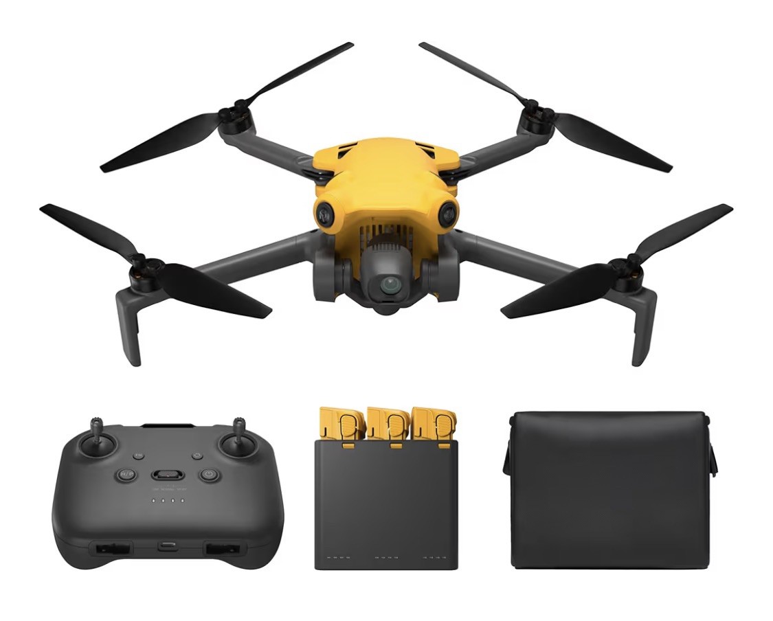 SKYROVER X1 Fly More Drone Combo Camera 4K,8K Photo,360°,3 Battery,96 Min Flight