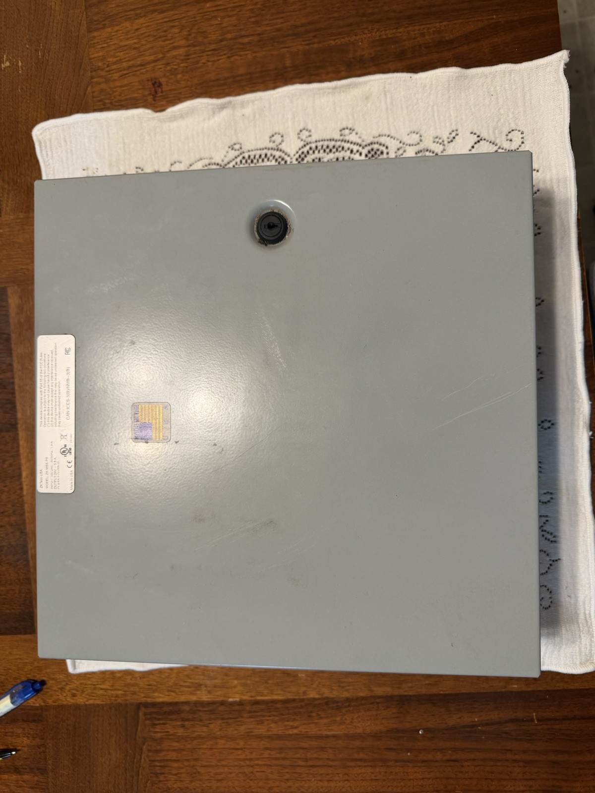 Hammond Manufacturing N1J12124 Modified KOS 12x12x4" Steel Wall Mount Enclosure