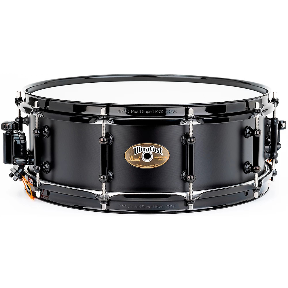Pearl Pearl Ultracast 5/3/5mm Cast Aluminum Snare Drum 14 x 5 in. Black