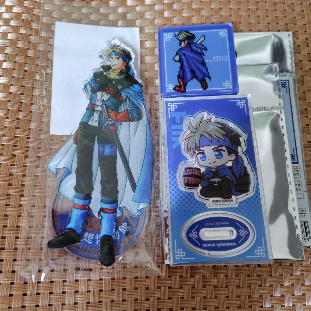 Suikoden Flick Gensuiten Acrylic Stand Acrylic Stand Magnet