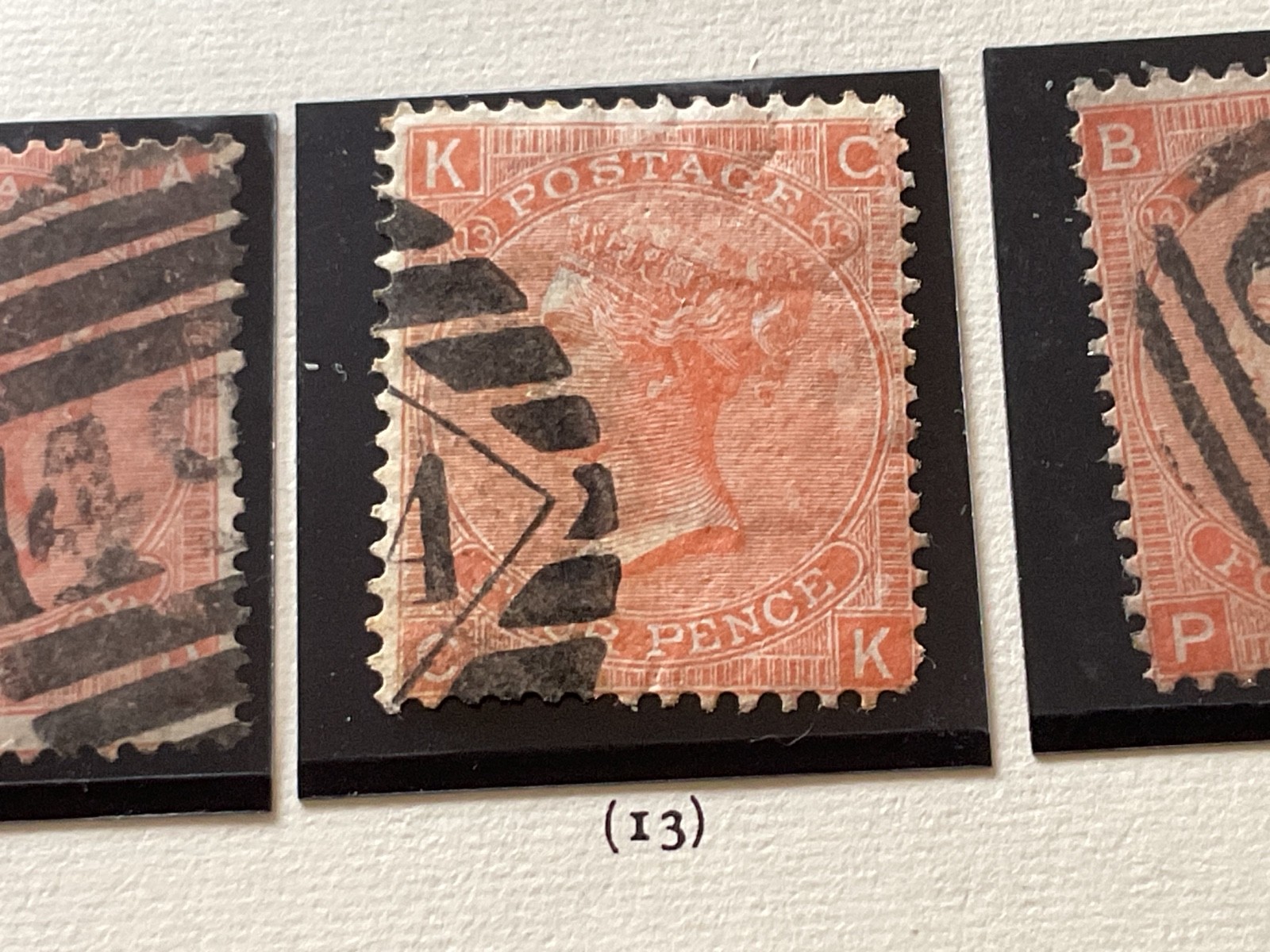 Great Britain Victoria four pence  used stamp   B3172