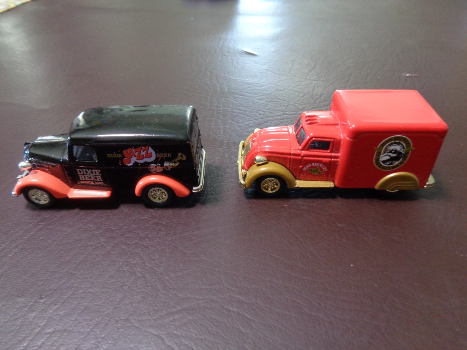 Two Matchbox Beer Trucks - Dixie Beer MB339/SB - Penn Brewery MB338/SB